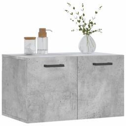 Berkfield Home Wall Cabinet Concrete Grey 60x36.5x35 cm Engineered Wood - thumbnail 3