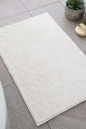 Catherine Lansfield 'Bobble' Bath Mat in Cream - thumbnail 1