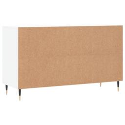 Berkfield Home Shoe Cabinet White 102x36x60 cm Engineered Wood - Size: 102 x 36 x 60 cm - thumbnail 6