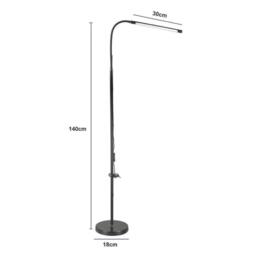 Kelvenix Reading Light Warm Light for Bedroom LED Standing Floor Lamp in Black - thumbnail 2