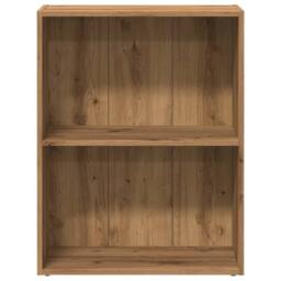 Berkfield Home Bookcase Artisian Oak 60x30x77 cm Engineered Wood in Brown - Size: 60 x 30 x 77 cm - thumbnail 4