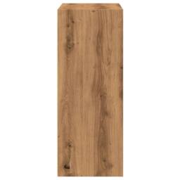 Berkfield Home Bookcase Artisian Oak 60x30x77 cm Engineered Wood in Brown - Size: 60 x 30 x 77 cm - thumbnail 5