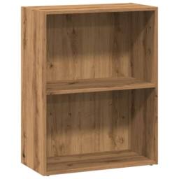 Berkfield Home Bookcase Artisian Oak 60x30x77 cm Engineered Wood in Brown - Size: 60 x 30 x 77 cm - thumbnail 2