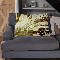 Benjamin Tate Design Pretty Bird Blanket in Natural - Size: 120 cm x 150 cm - thumbnail 2