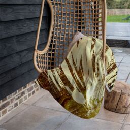 Benjamin Tate Design Pretty Bird Blanket in Natural - Size: 120 cm x 150 cm - thumbnail 4