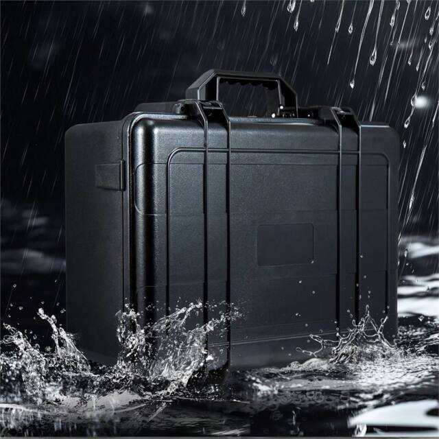 SPETLEK Aluminium Portable Toolbox with Cubed Foam Insert in Black - image 1