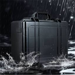 SPETLEK Aluminium Portable Toolbox with Cubed Foam Insert in Black - thumbnail 1