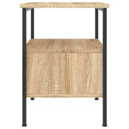 Berkfield Home Bedside Cabinets 2 pcs Sonoma Oak 34x36x50 cm Engineered Wood in Brown - Size: 34 x 36 x 50 cm - thumbnail 8