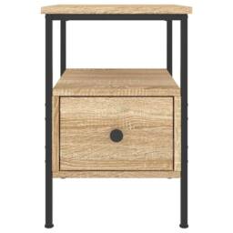 Berkfield Home Bedside Cabinets 2 pcs Sonoma Oak 34x36x50 cm Engineered Wood in Brown - Size: 34 x 36 x 50 cm - thumbnail 7