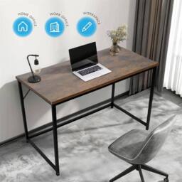 Havendro Desk Computer PC Laptop Home Office Work desk, Study in Brown - thumbnail 7