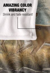 Wild Wings Autumn Reflections 2 Silky Touch Super Soft Throw Blanket 152 X 127 cm in White - thumbnail 4