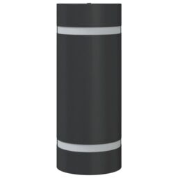 Berkfield Home Outdoor Wall Light Black Die-cast Aluminium - thumbnail 4