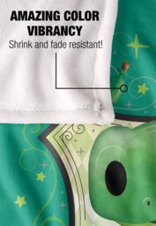 Warner Brothers Harry Potter Watercolor Slytherin Crest Blanket 152 x 127 cm in White - thumbnail 4