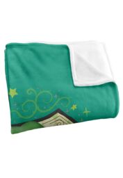 Warner Brothers Harry Potter Watercolor Slytherin Crest Blanket 152 x 127 cm in White - thumbnail 3