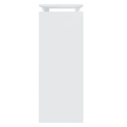 Berkfield Home Console Table White 80x30x80 cm Engineered Wood - Size: 80 x 30 x 80 cm - thumbnail 5