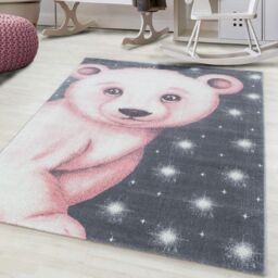 Bravich LTD Kids Bear Rug - Bambi in Pink - Size: 120 cm x 170 cm - thumbnail 1