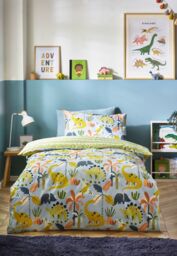 Little Furn Little Dinos Scandi Duvet Cover Set - Size: Toddler - thumbnail 2