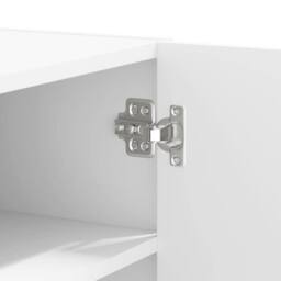 Berkfield Home Wall Cabinet White 75x35x60 cm Engineered Wood - Size: 75 x 35 x 60 cm - thumbnail 9