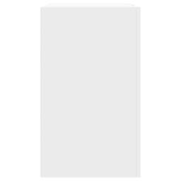 Berkfield Home Wall Cabinet White 75x35x60 cm Engineered Wood - Size: 75 x 35 x 60 cm - thumbnail 5