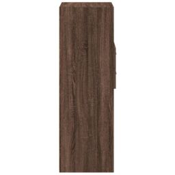 Berkfield Home Highboard Brown Oak 45x42.5x124 cm Engineered Wood - thumbnail 5