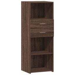 Berkfield Home Highboard Brown Oak 45x42.5x124 cm Engineered Wood - thumbnail 2