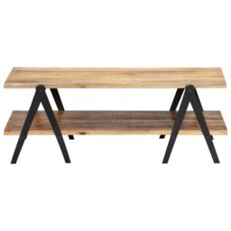 Berkfield Home Coffee Table 115x60x40 cm Solid Mango Wood in Brown - Size: 115 x 60 x 40 cm - thumbnail 3