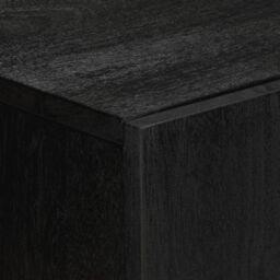 Berkfield Home Sideboard Black 60x33x75 cm Engineered Wood - Size: 60 x 33 x 75 cm - thumbnail 6