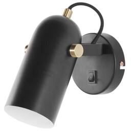 Wyld and Coco Black Adjustable Wall Spotlights Set of 2 17 cm - thumbnail 4
