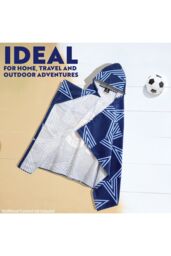 Manchester City FC Hooded Towel in Blue - thumbnail 5