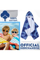 Manchester City FC Hooded Towel in Blue - thumbnail 3