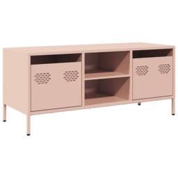 Berkfield Home TV Cabinet Pink 101.5x39x43.5 cm Cold-rolled Steel - thumbnail 1