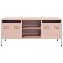 Berkfield Home TV Cabinet Pink 101.5x39x43.5 cm Cold-rolled Steel - thumbnail 4