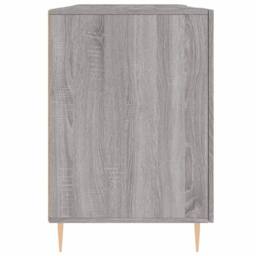 Berkfield Home Desk Grey Sonoma 140x50x75 cm Engineered Wood - Size: 140 x 50 x 75 cm - thumbnail 7