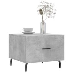 Berkfield Home Decorative Coffee Tables 2 pcs Concrete Grey 50x50x40 cm Engineer - Size: 50 x 50 x 40 cm - thumbnail 1