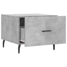 Berkfield Home Decorative Coffee Tables 2 pcs Concrete Grey 50x50x40 cm Engineer - Size: 50 x 50 x 40 cm - thumbnail 7