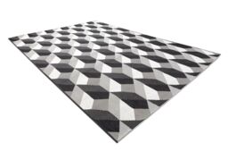 RugsX Flat Rug in Black - Size: 160 cm x 230 cm - thumbnail 3
