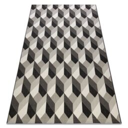 RugsX Flat Rug in Black - Size: 160 cm x 230 cm - thumbnail 1