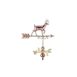 Good Directions Farmhouse Copper Proud Buck Deer Weathervane - L47 x W43.2 x H88.9 cm - thumbnail 2