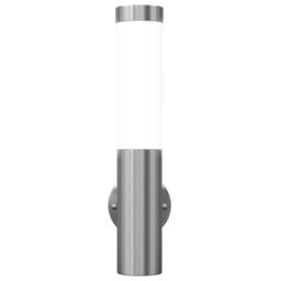 Berkfield Home RVS Walllamp for Indoor & Outdoors Waterproof in Silver - thumbnail 4
