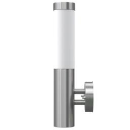 Berkfield Home RVS Walllamp for Indoor & Outdoors Waterproof in Silver - thumbnail 2