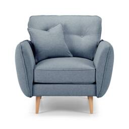 The Great Sofa Company Ailis Armchair Faro Denim in Blue - thumbnail 3