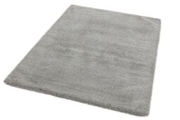 The Rug Shop UK Modern Plain Shaggy Anti-Shed Easy To Clean Area Rug in Silver - Size: 160 cm x 230 cm - thumbnail 4
