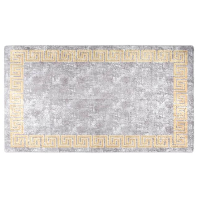 Berkfield Home Rug Washable 190x300 cm Grey Anti Slip - Size: 100 cm diameter - image 1