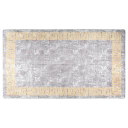 Berkfield Home Rug Washable 190x300 cm Grey Anti Slip - Size: 100 cm diameter - thumbnail 1