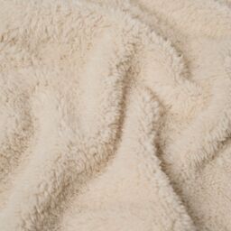 OHS Large Teddy Fleece Throw Blanket in Natural - Size: 150 cm x 200 cm - thumbnail 6