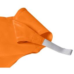 Primrose 2m Square Water Resistant Sun Shade Canopy 96.5% UV Block Free Rope in Orange - thumbnail 2