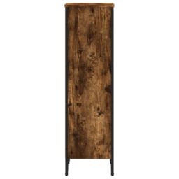 Berkfield Home Bookcase Smoked Oak 50x31x106 cm Engineered Wood in Brown - Size: 50 x 31 x 106 cm - thumbnail 5