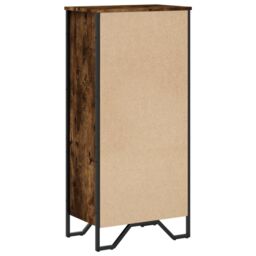 Berkfield Home Bookcase Smoked Oak 50x31x106 cm Engineered Wood in Brown - Size: 50 x 31 x 106 cm - thumbnail 6