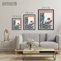 "Artery8 La Vie Parisienne The Breviary Framed Canvas Wall Art Print - Size: W12"" x H16""" - thumbnail 4