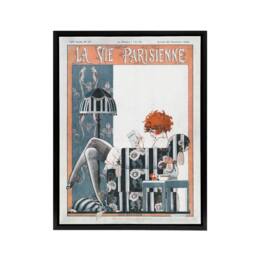 "Artery8 La Vie Parisienne The Breviary Framed Canvas Wall Art Print - Size: W12"" x H16""" - thumbnail 1